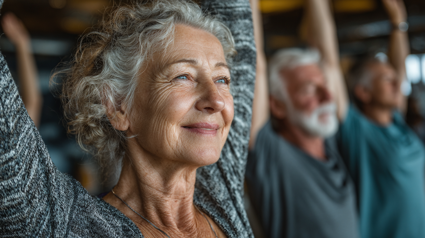 Fondatorii PureCenter practicând yoga în grădină